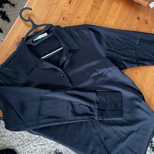 Silk Abercrombie Button Down shirt size M